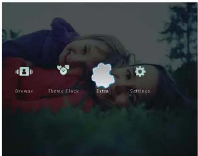 Browse Theme Clock Extra Settings