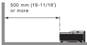 PANASONIC PT-LW271E - Notes on projector placement and operation - 1