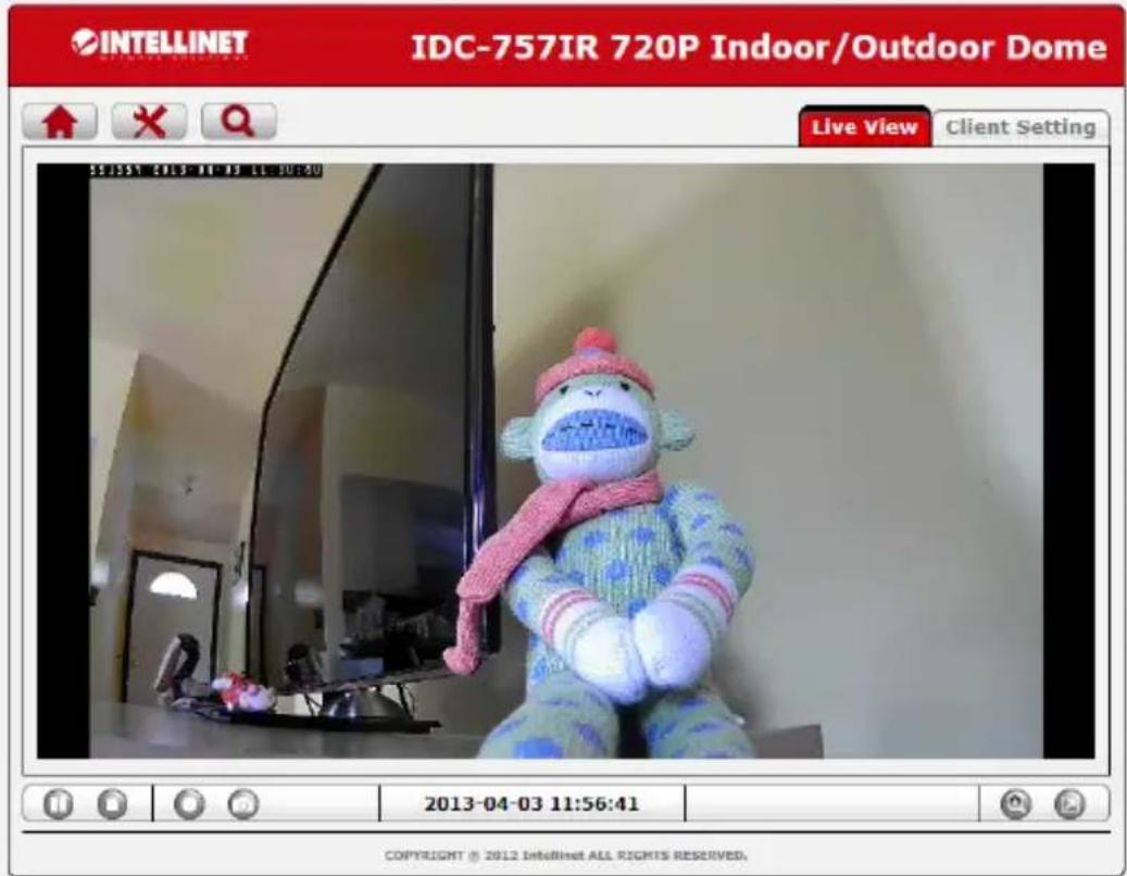 INTELLINET IDC-757IR 720P Indoor/Outdoor Dome Live View Client Setting 2013-04-03 11:56:41 COPYRIGHT © 2012 InTELINET ALL RIGHTS RESERVED,