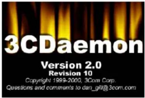 3CDaemon Version 2.0 Revision 10 Copyright 1999-2000, 3Com Corp. Questions and comments to dan_gill@3com.com