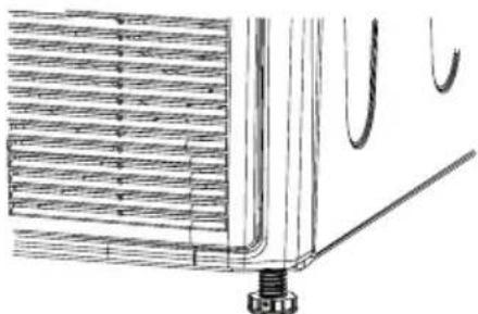 Elektra Bregenz TKF 8352 A - Füße einstellen - 1