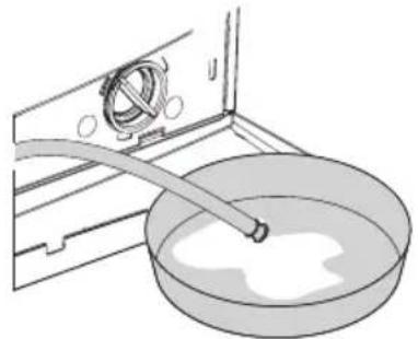 Elektra Bregenz WAF 5143 A - Restliches Wasser ablaufen lassen und Pumpenfilter reinigen - 5