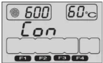 600 60°C Con F1 F2 F3 F4