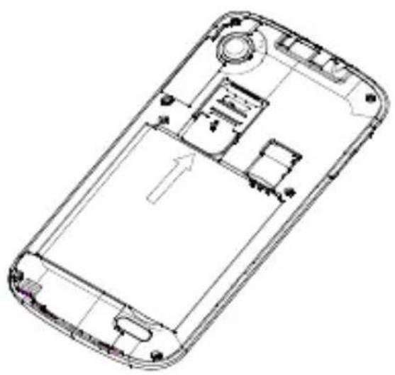 LENOVO A800 - Inserting the SIM card - 1
