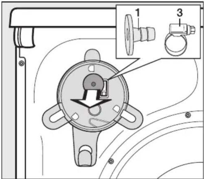 MIELE TMG 440 WP - - Direktanschluss an ein Waschbeckensiphon - 1