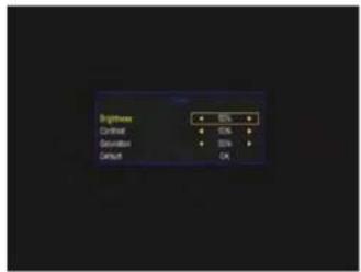 MEGASAT HD Stick 510se - Bild Menu (Farbeinstellung) - 1