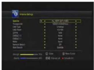 MEGASAT HD Stick 510se - A: Satellitenliste - 1