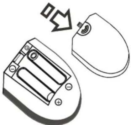 NEVIR NVR-7502-24HD-N - Inserting Batteries - 1