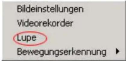 Bildeinstellungen Videorekorder Lupe Bewegungserkennung ▶