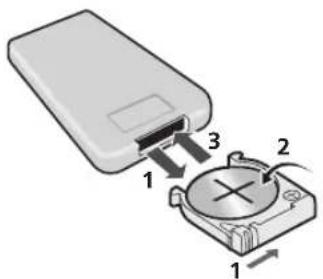 PIONEER STZ-D10T-G - Austausch der Batterie - 1