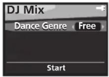 PIONEER STZ-D10T-G - Verwenden Sie ▲/▼, um „DJ MIX“ zu wählen, und drücken Sie dann ENTER. - 1