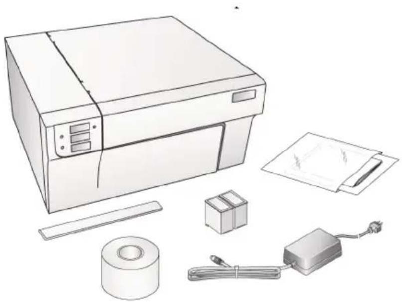PRIMERA LX810e - AUSPACKEN UND ÜBERPRÜFEN DES ZUBEHÖRS - 1