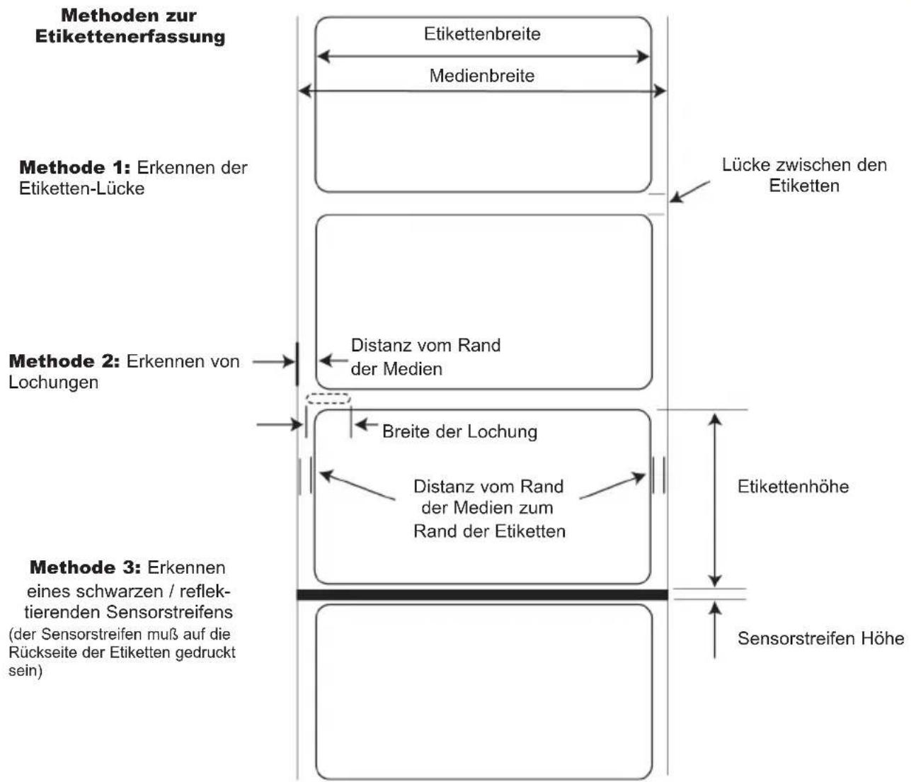 PRIMERA LX810e - Kapitel 5: Spezifikationen von Etiketten - 1