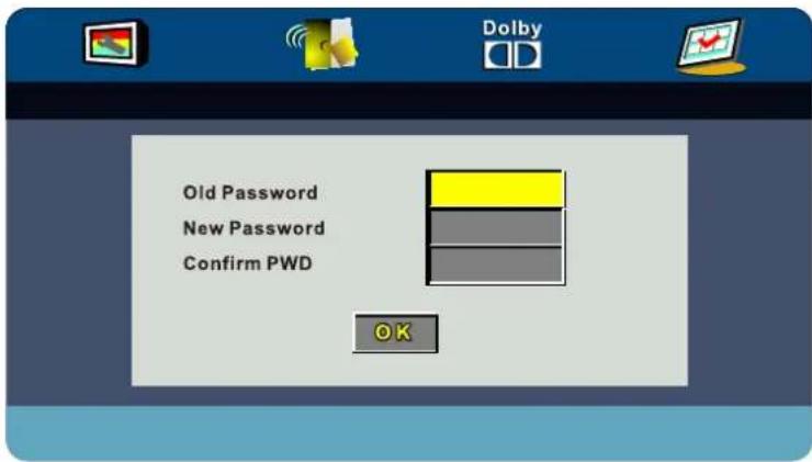 Old Password New Password Confirm PWD OK