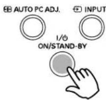 AUTO PC ADJ. INPUT 1/0 ON/STAND-BY