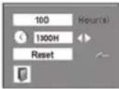SANYO PLC-XC55 - Resetting the Filter Counter - 2