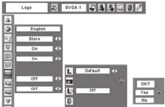 Logo SVGA 1 English Store On On Off Off Default Off OK? Yes No