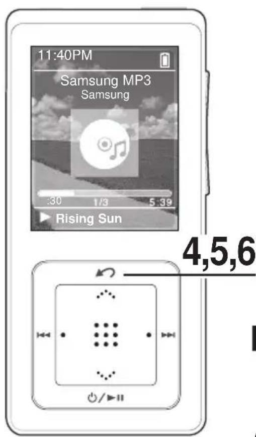 11:40PM Samsung MP3 Samsung :30 1/3 5:39 Rising Sun 4,5,6