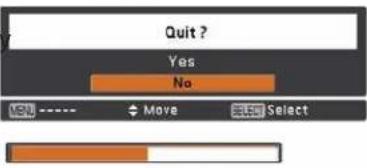 Quit ? Yes No OK ---- Move Select