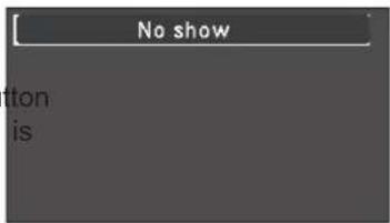 No show tton is