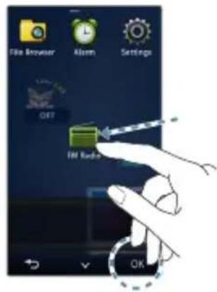 SAMSUNG YP-M1 - Menülayout ändern - 3