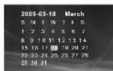 SALORA DPF 7125 DIG - Calendar and clock display - 6