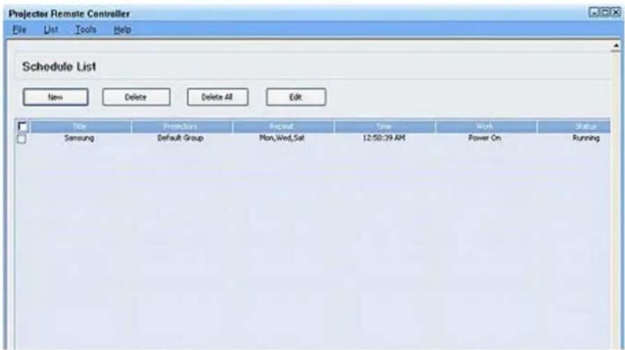 SAMSUNG L305 - 2: Zugreifen auf den Web browser von Samsung Projector Manager - 3