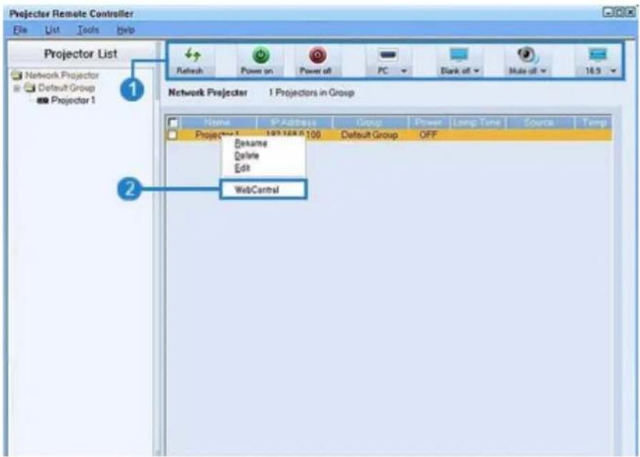 SAMSUNG L305 - 3-6-2. Projektorverwaltung mit PC-Software - 25