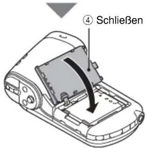 ④ Schließen