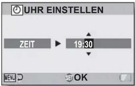 UHR EINSTELLEN ZEIT 19:30 NEW OK
