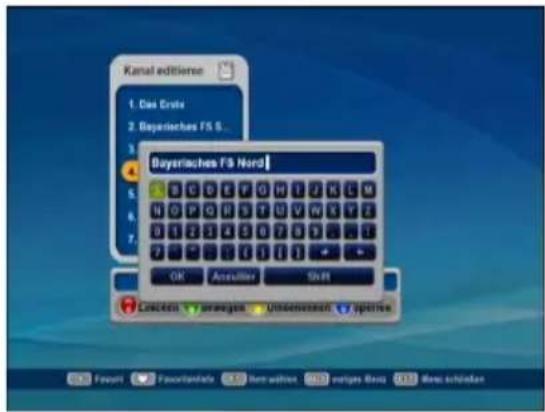 Kanal editieme 1. Das Erdz 2. Bayerisches FS S... 3. 4. Bayerisches FS Nord OK Addulier Shift Connect Anlagen Unleisland Spitien Favori Favorite SOM Remwitten SMD euges-Boss GSS Bere achrieben