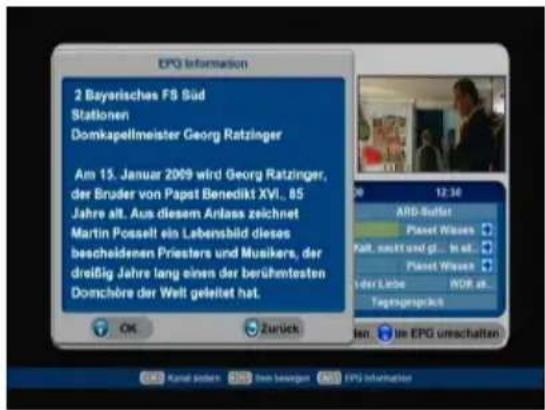EPG Information 2 Bayerisches F8 Süd Stationen Domkapellmeister Georg Ratzinger Am 15. Januar 2009 wird Georg Ratzinger, der Bruder von Papet Benedikt XVI., 85 Jahre alt. Aus diesem Anlass zeichnet Martin Posselt ein Lebensbild dieses bescheidenen Priesters und Musikers, der dreißig Jahre lang einen der berühmtesten Domchöre der Welt geleitet hat. OK Zurück ARD-Buffer Planet Wissen Falt nach und gl... in at... Planet Wissen der Liebe WOR at... Tagingsprakti Ian le EPG umschalten