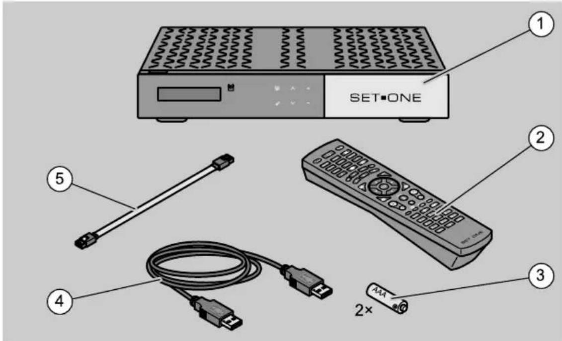 SetOne TX-9500 HD - Lieferumfang - 1