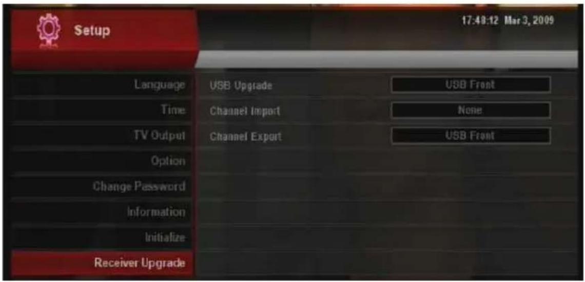 SetOne TX-9500 HD - Software von angeschlossenem Speicher laden - 1