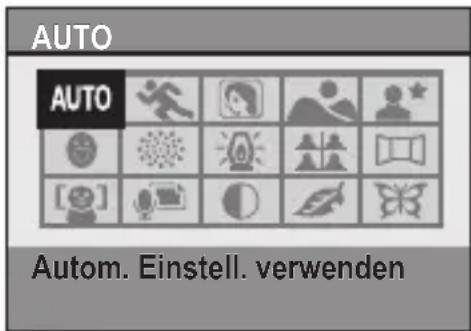 AUTO AUTO Autom. Einstell. verwenden