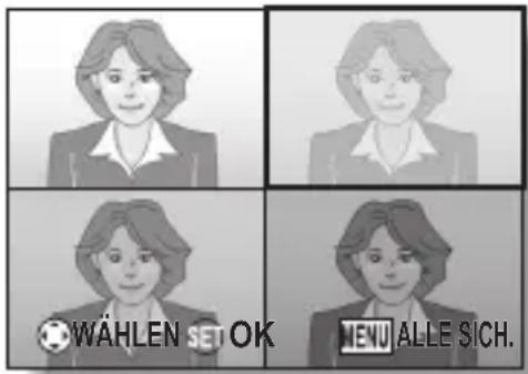 WÄHLEN SET OK MENU ALLE SICH.