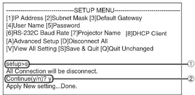 SHARP PG-F325W - ▼SETUP MENU (Konfigurationsmenü) - 1