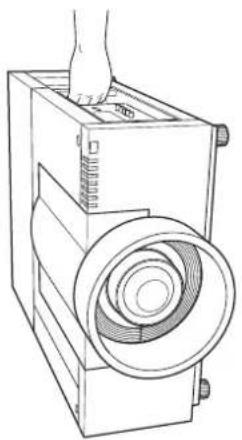 SANYO PLC-HF10000L - CAUTION IN CARRYING OR TRANSPORTING THE PROJECTOR - 1