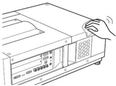 SANYO PLC-HF10000L - Cleaning the Projector Cabinet - 2