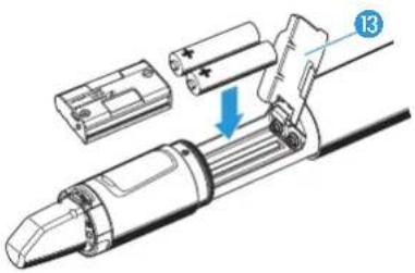 SENNHEISER SKM 100-865 G3 - Batterien/Akkupack einsetzen und wechseln - 4