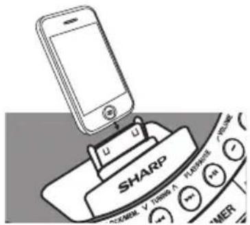 SHARP DKCL8PHGR - ■Abspielen des iPod oder iPhone - 1