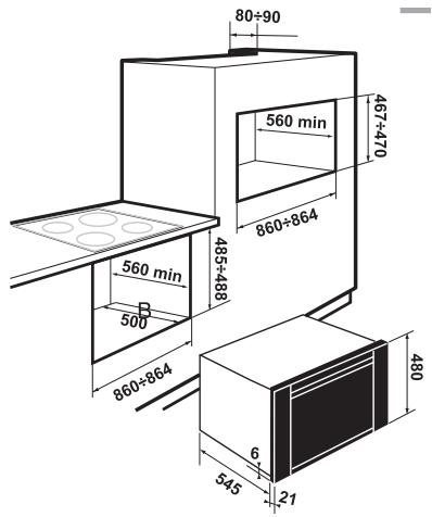 SMEG SE20XMFR8 - Ustawienie piekarnika - 1