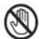 SANYO PLC-HP7000L - CAUTION - 1