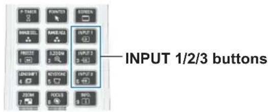 P-TIME 3 PONTER SCREEN RANGE BASELINE INPUT 1 1 320M 3.10 INPUT 2 3.10 LUNESMT 4 NEUTICAL 5 INPUT 3 6 200M 7 POCKS 8 INPUT 4 9 INPUT 1/2/3 buttons