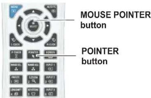MOUSE POINTER button POINTER button