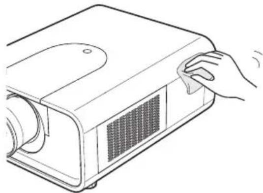 SANYO PLC-HP7000L - Cleaning the Projector Cabinet - 1