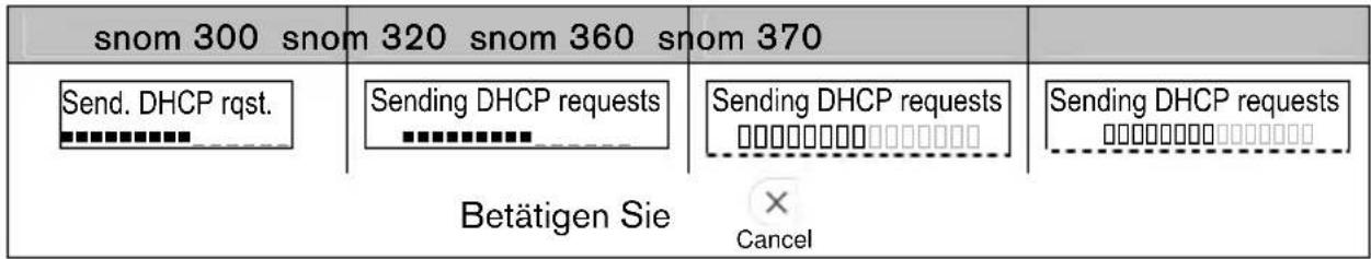 Snom 3038 - (3M-a) Manuelle DHCP Einrichtung - 1