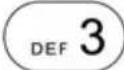 Snom 3038 - (2b) Alphanumerische Tasten - 3