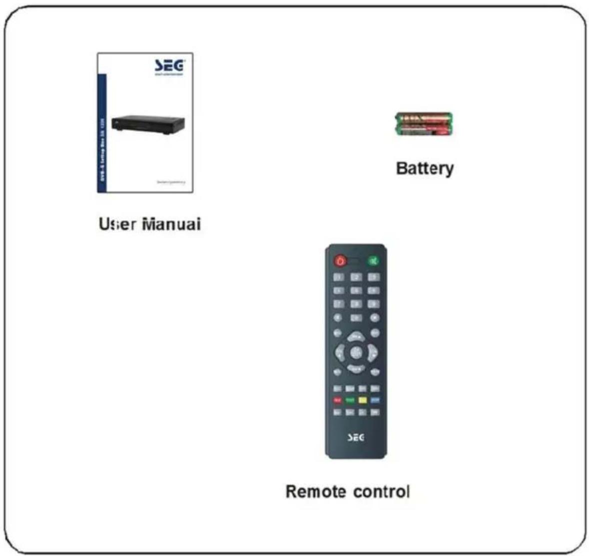 User Manual Battery Remote control