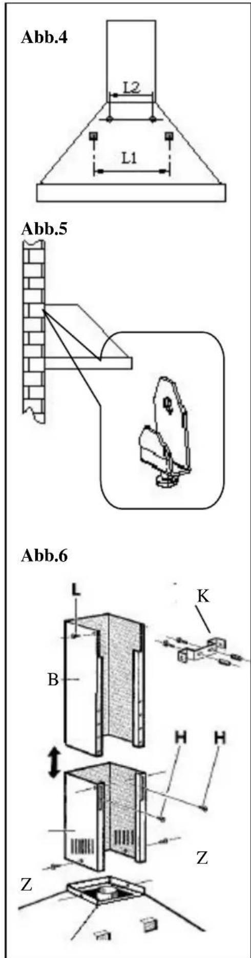 Abb.4 L2 L1 Abb.5 Abb.6 L B K H Z Z